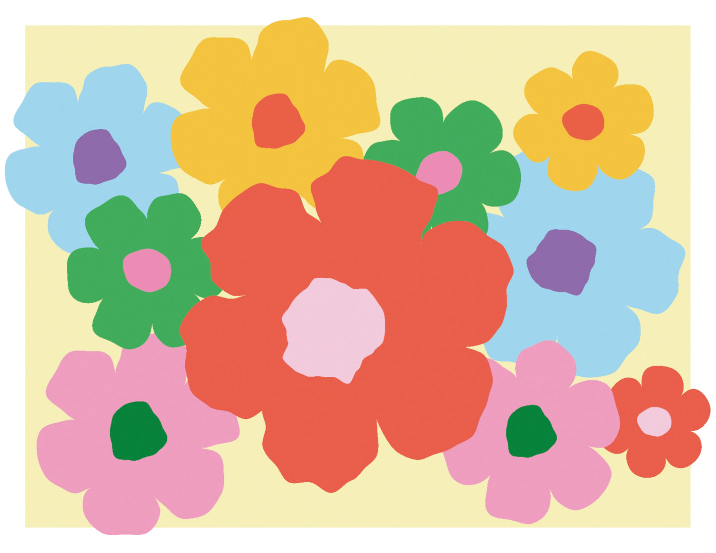 Patrón flores