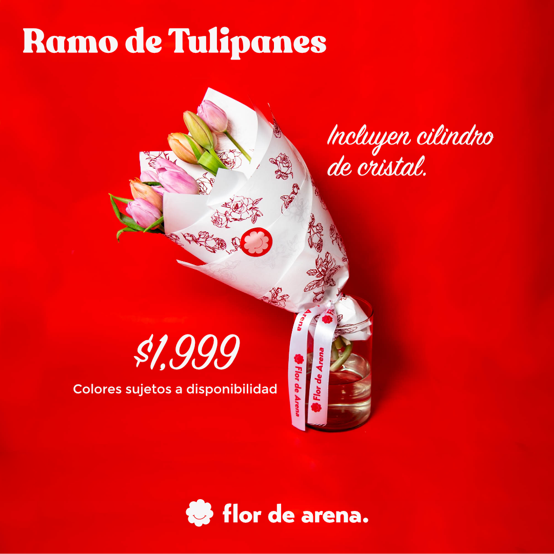 Ramo de tulipanes San Valentín 2026