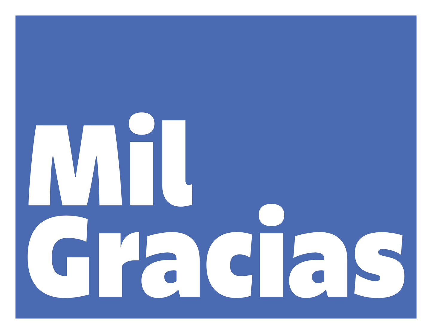 Mil gracias