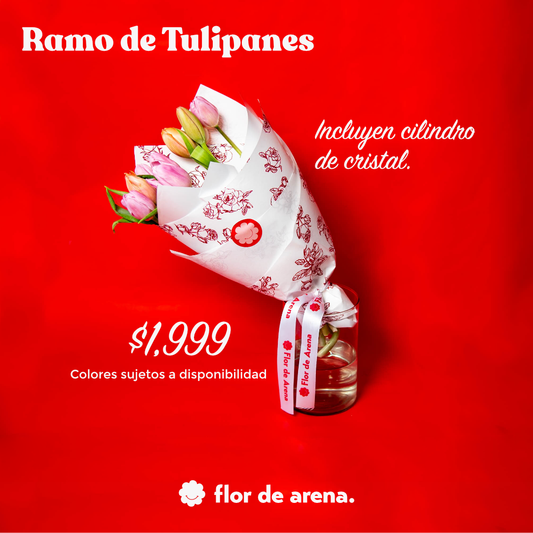 Ramo de tulipanes San Valentín 2026